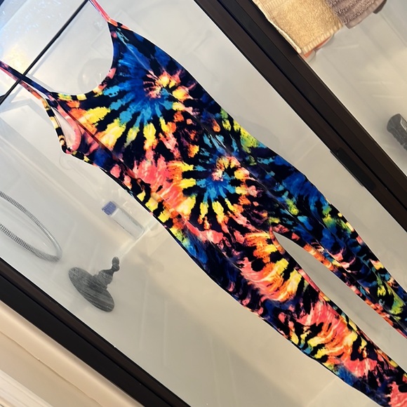 Stretch Tie-dye jumpsuit - Picture 2 of 3